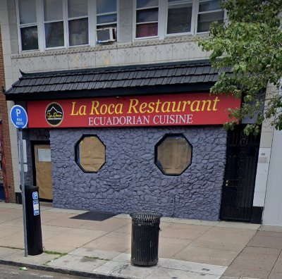Front view of La Roca Restaurant.